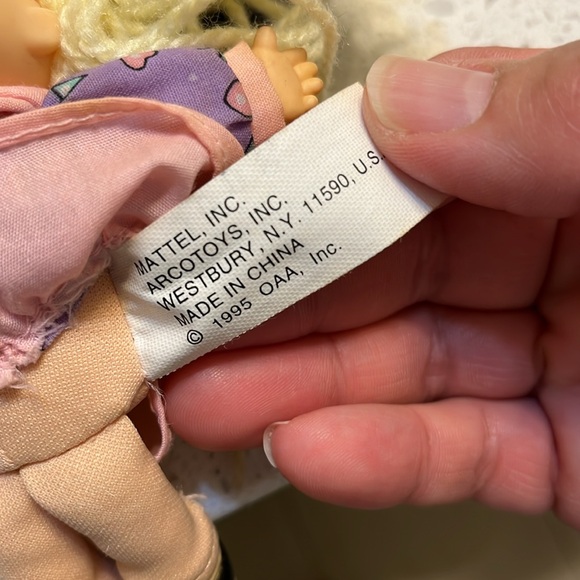 Vintage Mattel Cabbage Patch Kids 5” Plush Mini Dolls - Picture 8 of 11